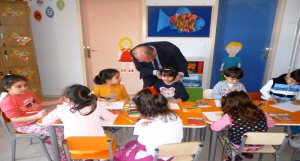 İl Milli Eğitim Müdürü Dr. Hüseyin GÜNEŞ, Kumru Hatun Anaokulunu ziyaret etti.