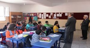 İl Milli Eğitim Müdürü Dr. Hüseyin GÜNEŞ den Vali Hüseyin POROY İlk ve Ortaokuluna Ziyaret