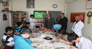 İl Milli Eğitim Müdürü Dr. Hüseyin GÜNEŞ den Osman Yıldırım Özel Eğitim ve Mesleki Eğitim Merkezine Ziyaret