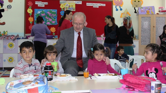 İl Milli Eğitim Müdürü Dr. Hüseyin GÜNEŞ den Mehmetçik İlk ve Ortaokuluna Ziyaret