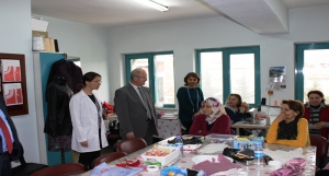İl Milli Eğitim Müdürü Dr. Hüseyin GÜNEŞ den, Merzifon Halk Eğitim Merkezine Ziyaret