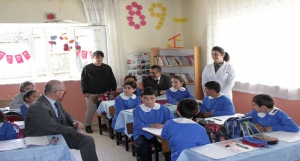 İl Milli Eğitim Müdürü Dr. Hüseyin GÜNEŞ den Köy Okullarına Ziyaret
