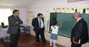 İl Milli Eğitim Müdürü Dr. Hüseyin GÜNEŞ Köy Okullarını Ziyaret Etti