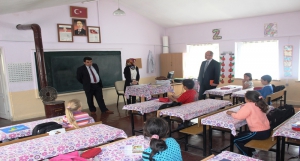 İl Milli Eğitim Müdürü Dr. Hüseyin GÜNEŞ Köy Okullarını Ziyaret Etti