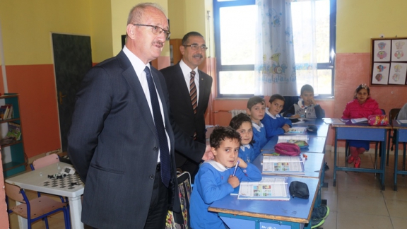 İl Milli Eğitim Müdürü Dr. Hüseyin GÜNEŞ Albayrak İlk ve Ortaokulunu Ziyaret Etti