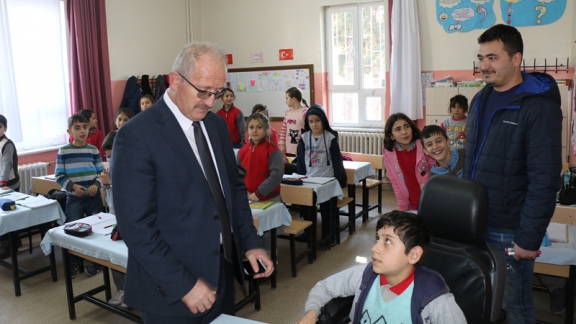 İl Milli Eğitim Müdürü Dr. Hüseyin GÜNEŞ in Göynücek İlçe Milli Eğitim Müdürlüğünü Ziyareti