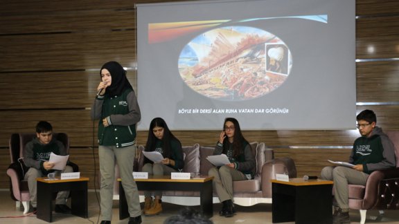 Macit Zeren Fen Lisesi, Şehit Ahmet ÖZSOY Kitap Okuma ve Değerlendirme Günleri Projesi Kapsamında Şiirleriyle Yahya Kemal Programı Yaptı