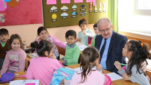 Dr. Hüseyin GÜNEŞ, Atatürk İlkokulunu Ziyaret Etti