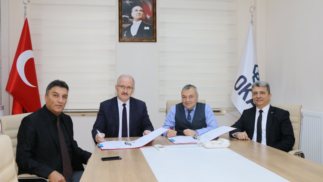 Amasya İl Milli Eğitim Müdürlüğü İle Orta Karadeniz Kalkınma Ajansı (OKA) Arasında Sözleşme İmzalandı