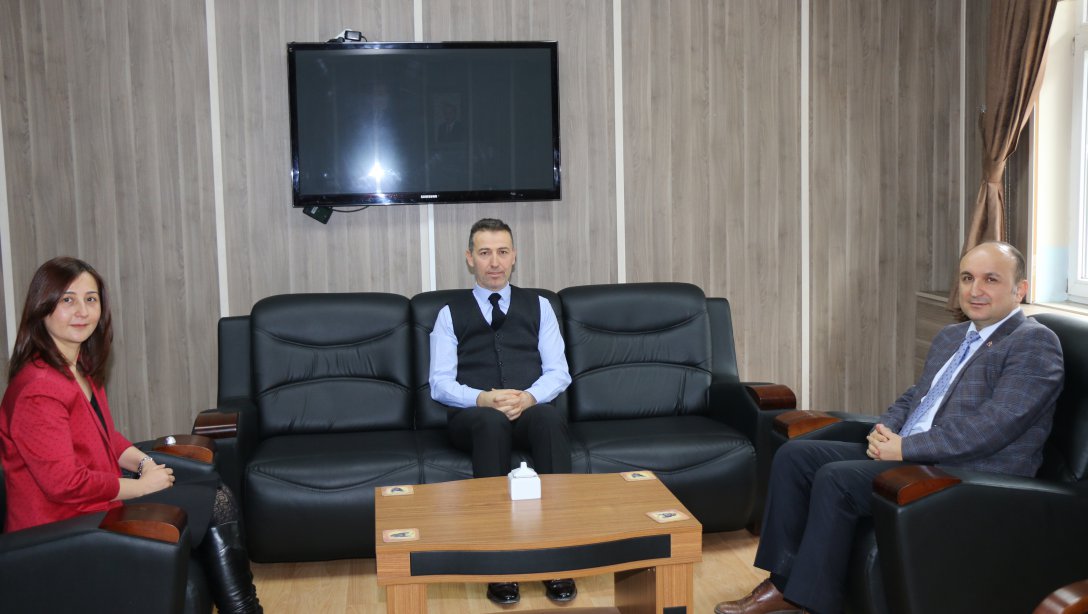 Amasya Üniversitesi Rektörü Prof. Dr. Metin Orbay, İl Milli Eğitim Müdürümüz Doç Dr. İlker Kösterelioğluna Hayırlı Olsun Ziyaretinde Bulundu