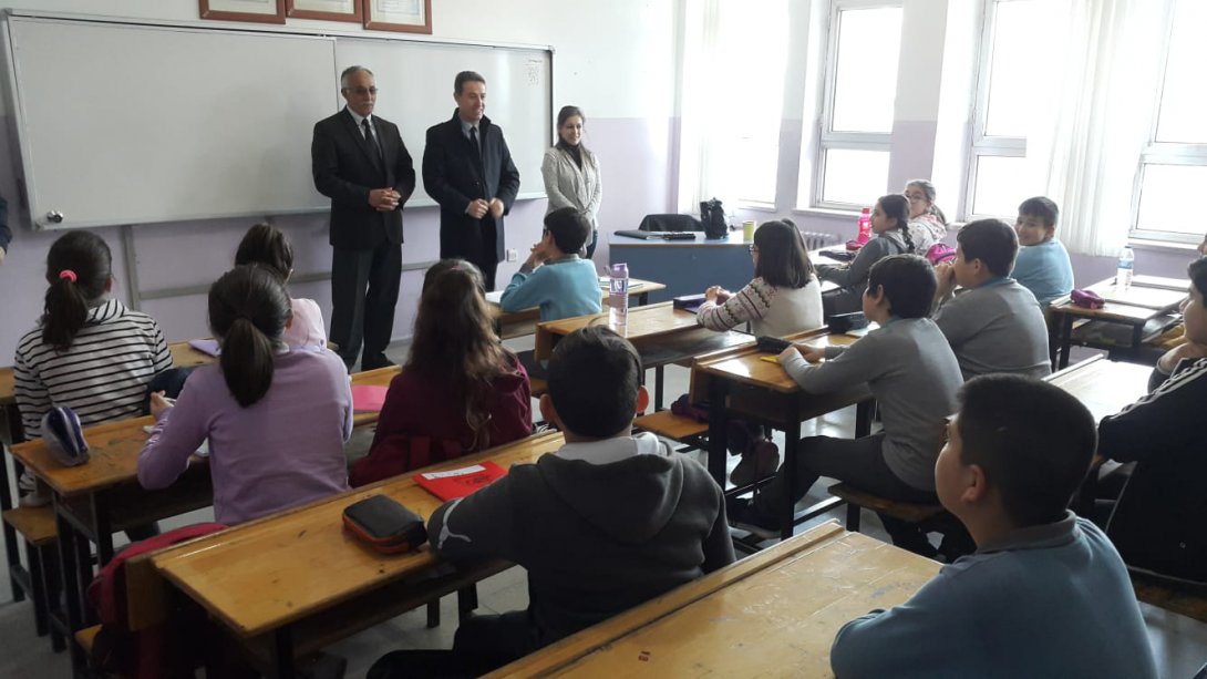 İl Milli Eğitim Müdürümüz Doç. Dr. İlker Kösterelioğlu, Müftü Mehmed Tevfik Ortaokulunu Ziyaret Etti