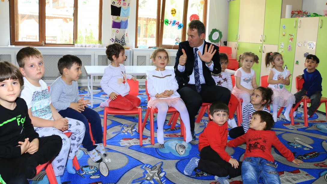 İl Milli Eğitim Müdürümüz Doç. Dr. İlker Kösterelioğlu, Amasya Belediyesine Bağlı Çocuk Yuvasını Ziyaret Etti