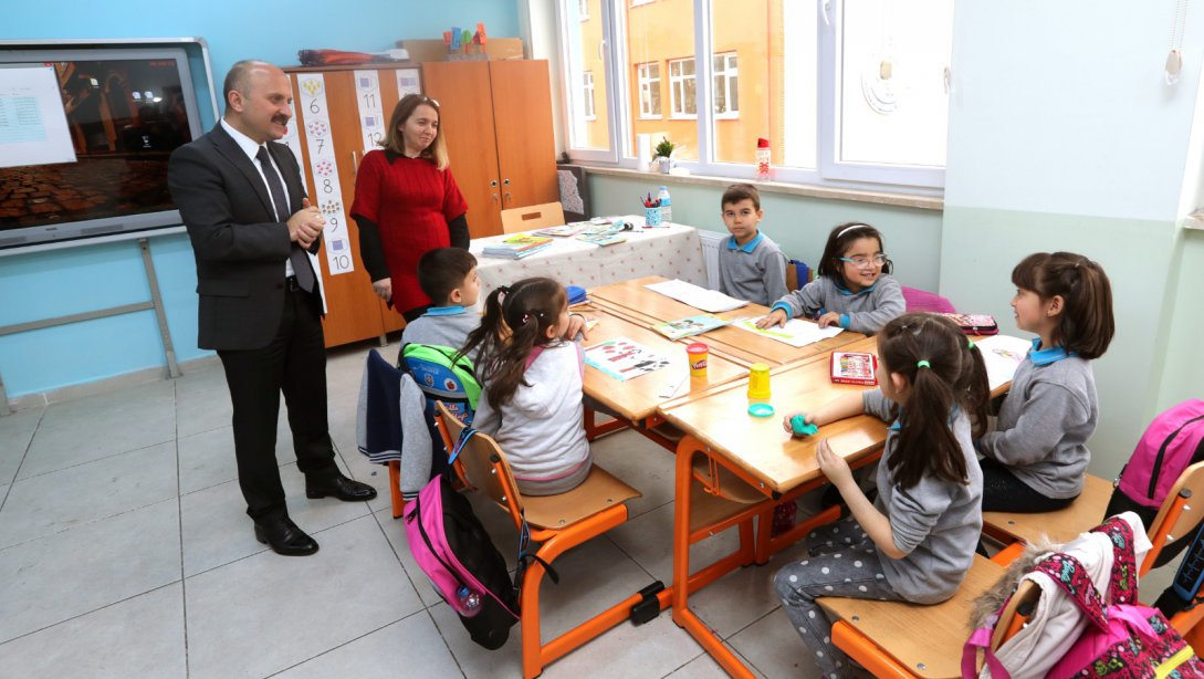 Valimiz Sayın Dr. Osman Varol, Mehmet Varinli İlkokulu'nu ziyaret etti.