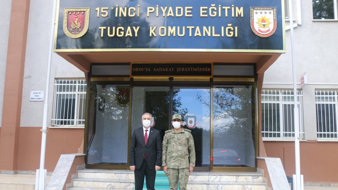 İl Müdürümüz Ömer COŞKUN'dan Amasya 15. Piyade Eğitim Tugay Komutanı Tuğgeneral Mehmet Fatih ÖREN'e ziyaret