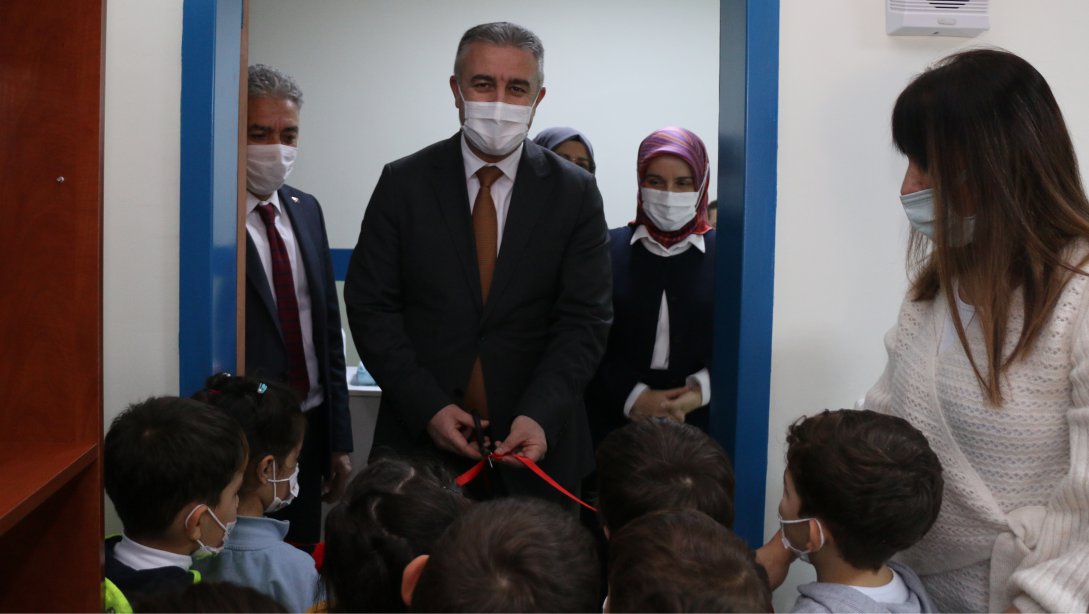 İl Müdürümüz Ömer COŞKUN Mehmet Varinli İlkokuluna kazandırılan anasınıfının açılışını gerçekleştirdi. 