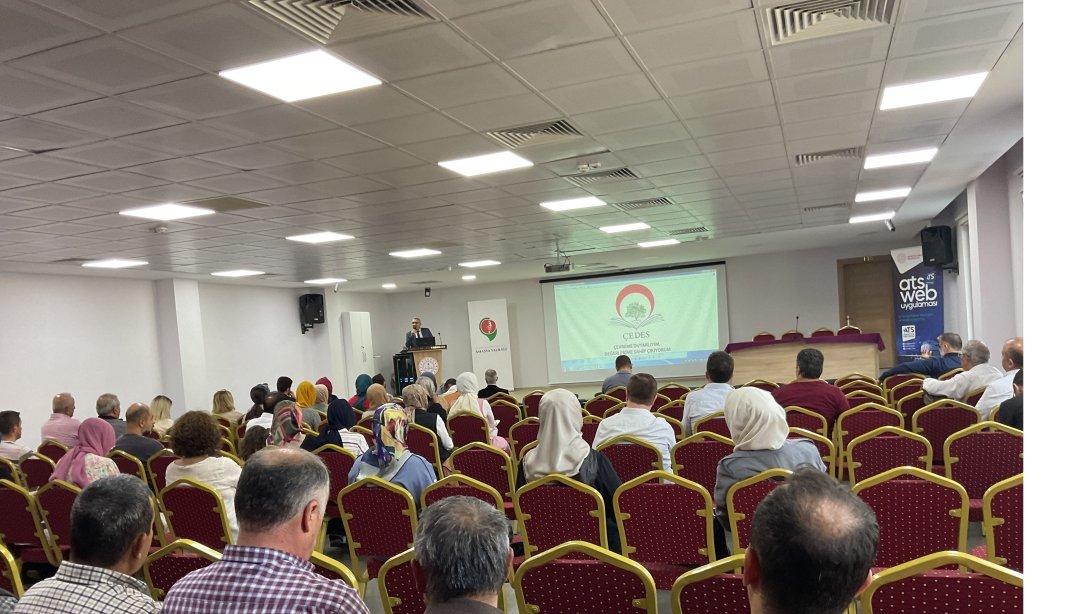 ÇEVREME DUYARLIYIM, DEĞERLERİME SAHİP ÇIKIYORUM ( ÇEDES ) PROJESİ TOPLANTISI İL MÜDÜRLÜĞÜMÜZ TOPLANTI SALONU'NDA YAPILDI