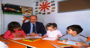 İl Milli Eğitim Müdürü Dr. Hüseyin GÜNEŞ, Kumru Hatun Anaokulunu ziyaret etti.