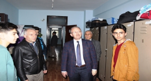 İl Milli Eğitim Müdürü Dr. Hüseyin GÜNEŞ Sosyal Bilimler Lisesi Pansiyonu Ziyaret etti