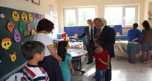 İl Milli Eğitim Müdürü Dr. Hüseyin GÜNEŞ Mehmetçik İlk ve Ortaokulunu ziyaret etti