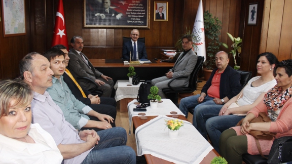 Gümüşhacıköy Mesleki ve Teknik Anadolu Lisesi İl Milli Eğitim Müdürü Dr. Hüseyin GÜNEŞ´i Ziyaret Ettiler