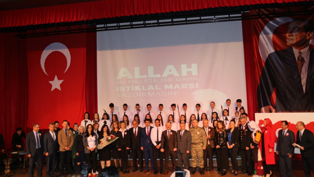 12 Mart İstiklal Marşımızın Kabulü Ve Mehmet Akif Ersoyu Anma Günü Kutlama Programı Gerçekleştirildi