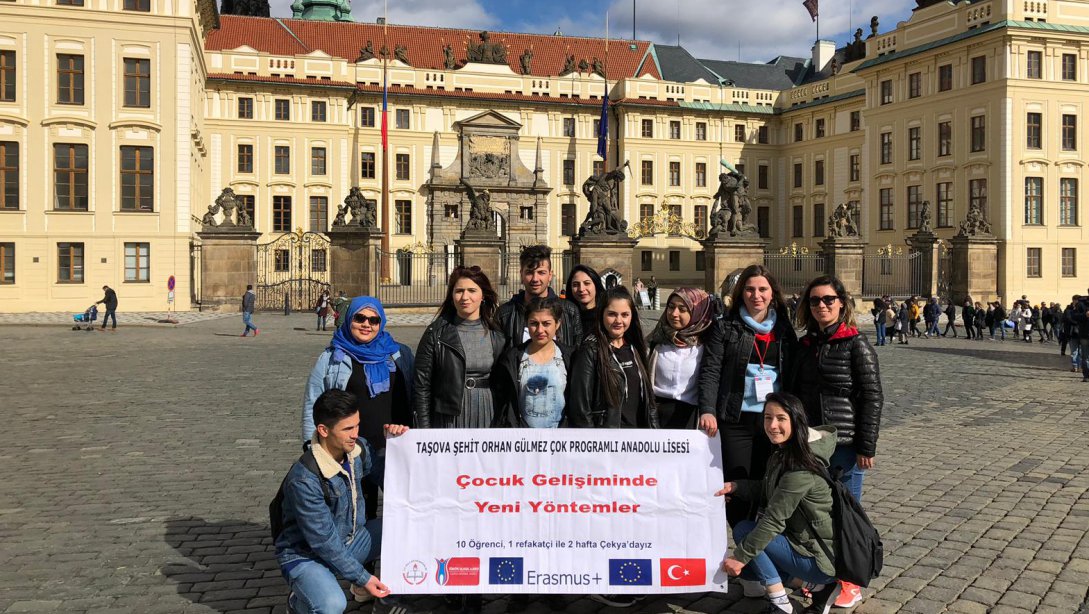 Taşova Şehit Orhan Gülmez Çok Programlı Anadolu Lisesi Öğrencileri Avrupa Stajını Tamamladı