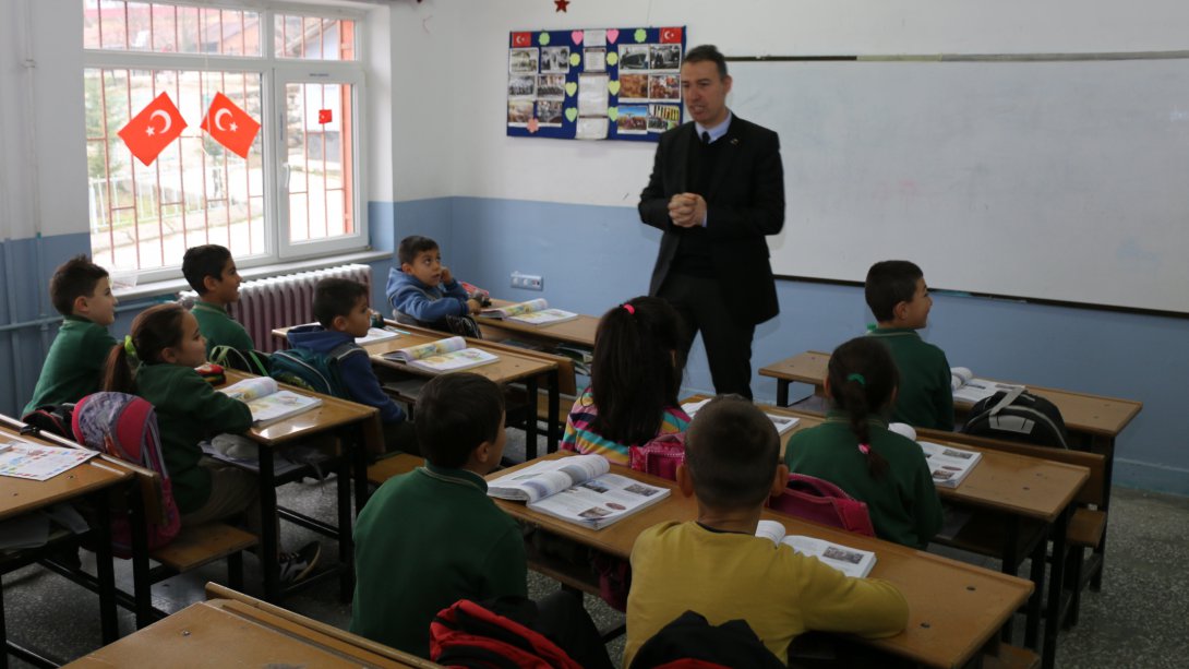 İl Müdürümüzün Ezinepazar Atatürk İlkokulu Ziyareti