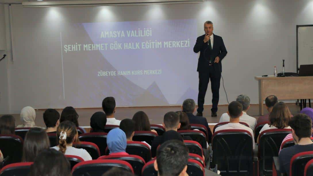 AMASYA ŞEHİT MEHMET GÖK HALK EĞİTİMİ MERKEZİ 2024-2025 YÜKSEKÖĞRETİM KURUMLARI SINAVI (YKS) HAZIRLIK KURSU AÇILIŞI GERÇEKLEŞTİRİLDİ 